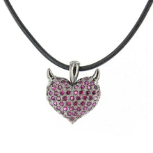 Laden Sie das Bild in den Galerie-Viewer, Heartbreaker by Drachenfels Damen Silber Anhänger Kette LD AT 54 RE-B