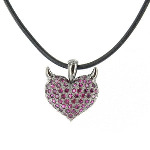 Heartbreaker by Drachenfels Damen Silber Anhänger Kette LD AT 54 RE-B