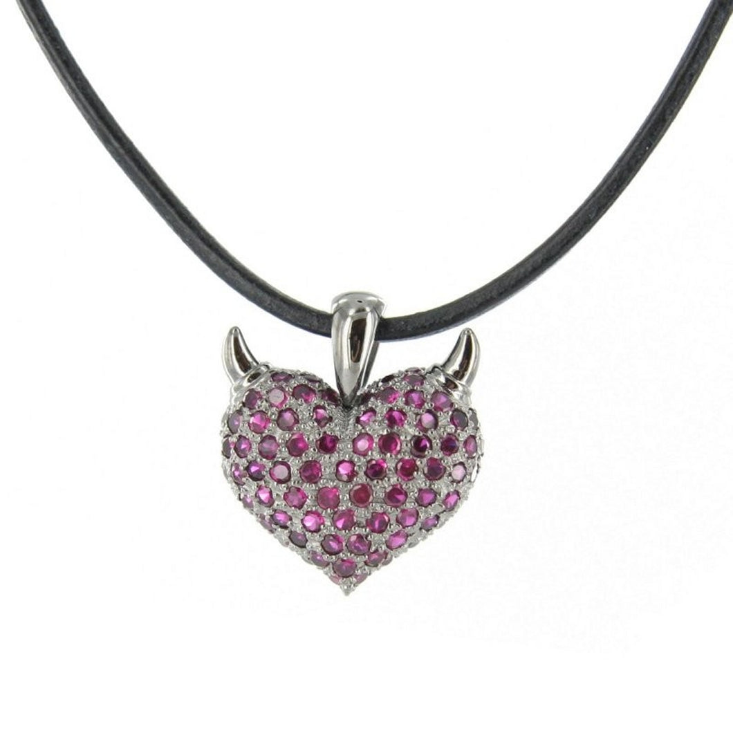 Heartbreaker by Drachenfels Damen Silber Anhänger Kette LD AT 54 RE-B