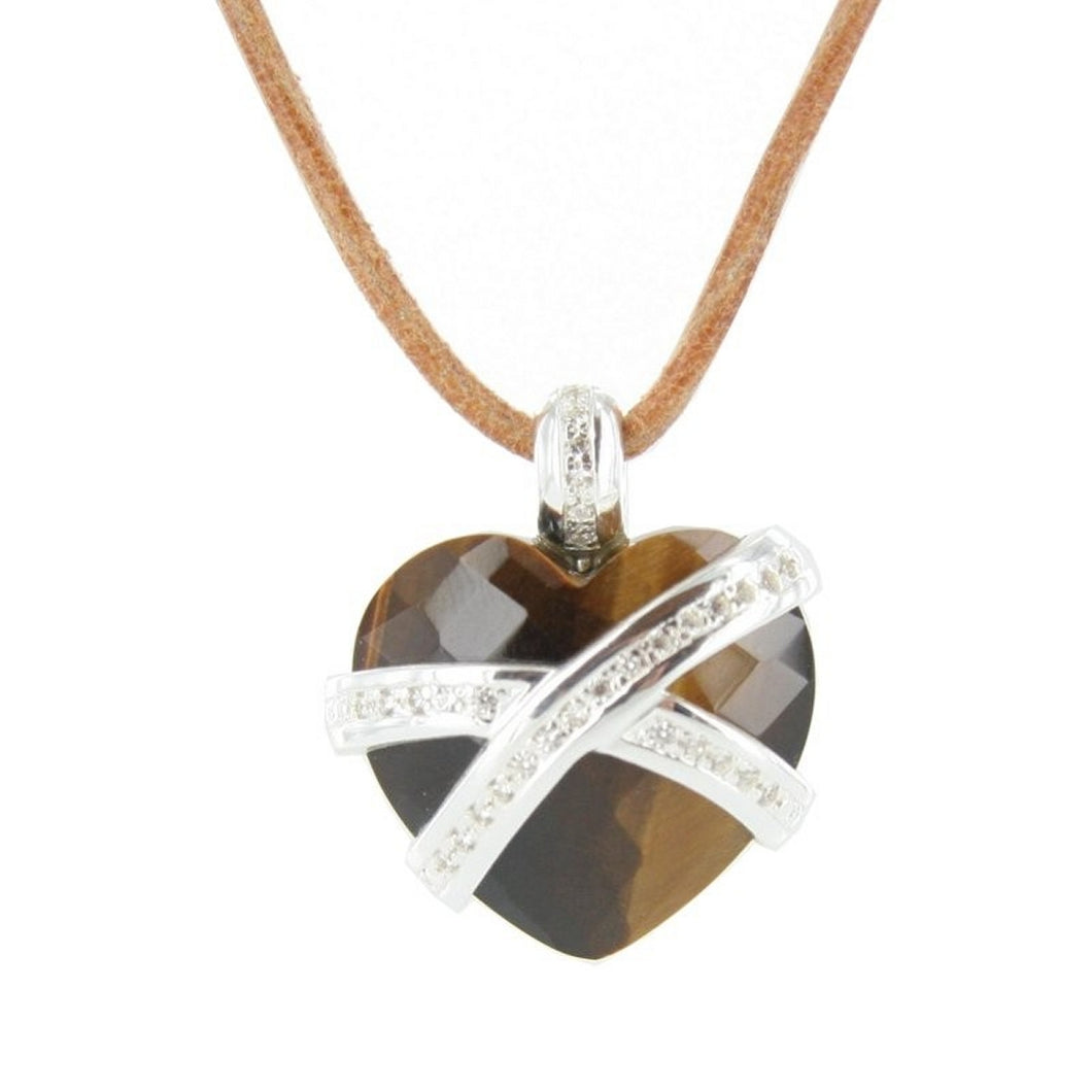 Heartbreaker by Drachenfels Damen Silber Anhänger Kette LR ON 45