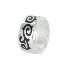 Laden Sie das Bild in den Galerie-Viewer, Heartbreaker by Drachenfels Damen Ring marrakesh schwarz LD MA 12