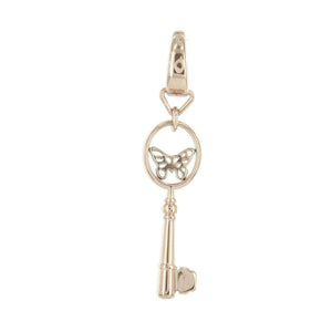 Fossil Anhänger Charms JF87632040 Schlüssel rose gold Schmetterling