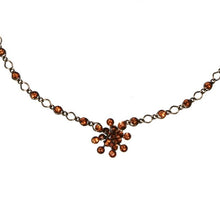 Laden Sie das Bild in den Galerie-Viewer, Konplott Halskette Collier Magic Fireball braun Rauchiges topaz