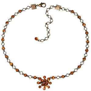 Konplott Halskette Collier Magic Fireball gelb Topaz
