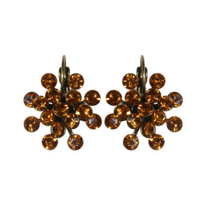Konplott Ohrringe EuroWire Ohrhänger Magic Fireball gelb Topaz