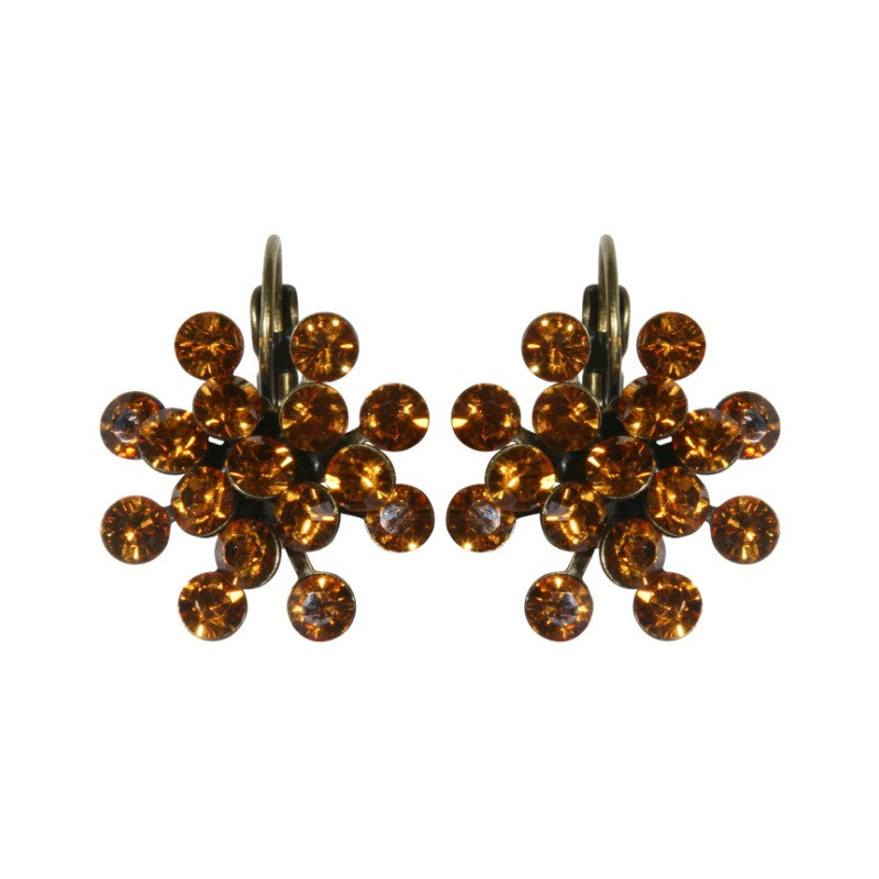 Konplott Ohrringe EuroWire Ohrhänger Magic Fireball gelb Topaz