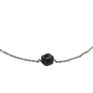 Konplott Halskette Collier Disco Balls schwarz jet PP 32