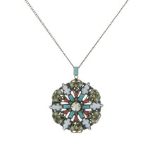 Laden Sie das Bild in den Galerie-Viewer, Konplott Halskette Collier Yoga Californica multi light Medallion