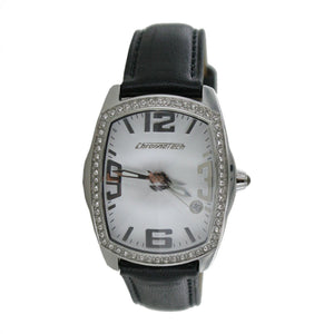 Chronotech Damen Uhr Leder schwarz CT7588LS