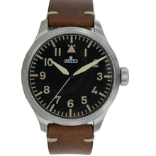 Laden Sie das Bild in den Galerie-Viewer, Aristo Herren Uhr Armbanduhr Automatic 7H96 Vintage 47 Leder