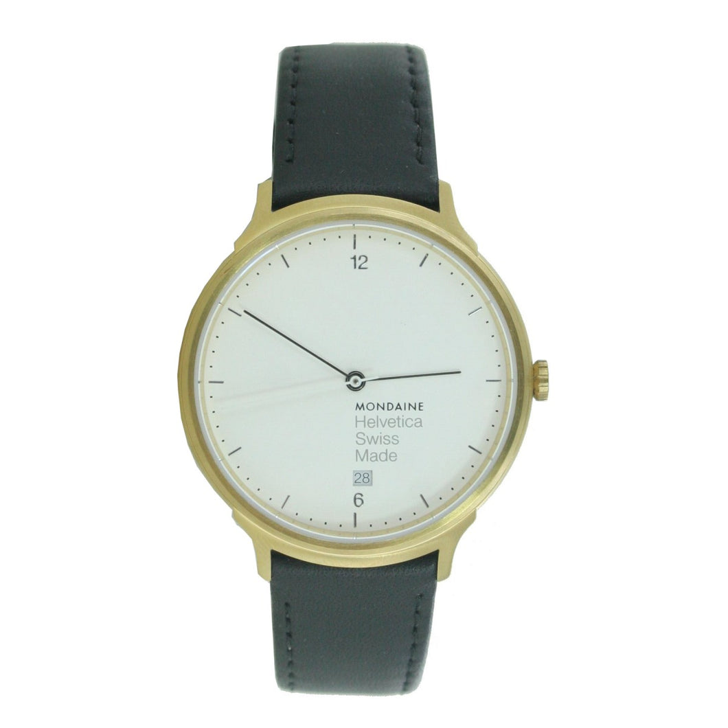 Mondaine Unisex Uhr Helvetica No1 Light Armbanduhr MH1.L2211.LB Leder