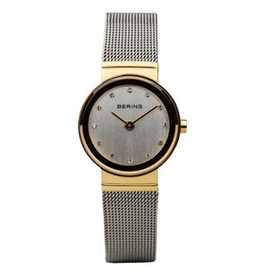 Bering Damen Uhr Armbanduhr Slim Classic - 10126-001-1 Meshband