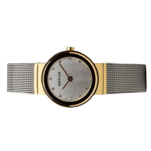 Bering Damen Uhr Armbanduhr Slim Classic - 10126-001-1 Meshband