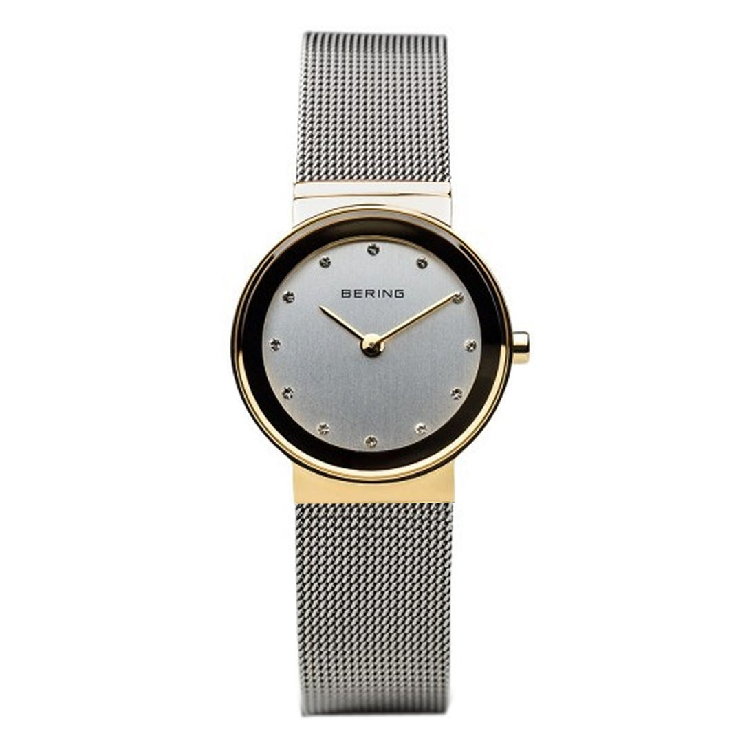 Bering Damen Uhr Armbanduhr Slim Classic - 10126-334-sb Meshband
