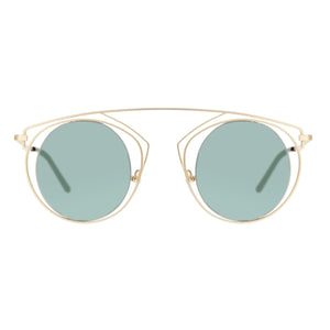 Liebeskind Berlin Damen Sonnenbrille 10250-00105 GOLD / GRÜN TRANSP