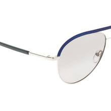 Laden Sie das Bild in den Galerie-Viewer, Liebeskind Berlin Unisex Sonnenbrille 10258-00420 BLAU MATT/ SILBER