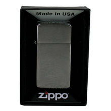 Laden Sie das Bild in den Galerie-Viewer, Zippo Feuerzeug Modell 1027009 cg SLIM Chrome C13