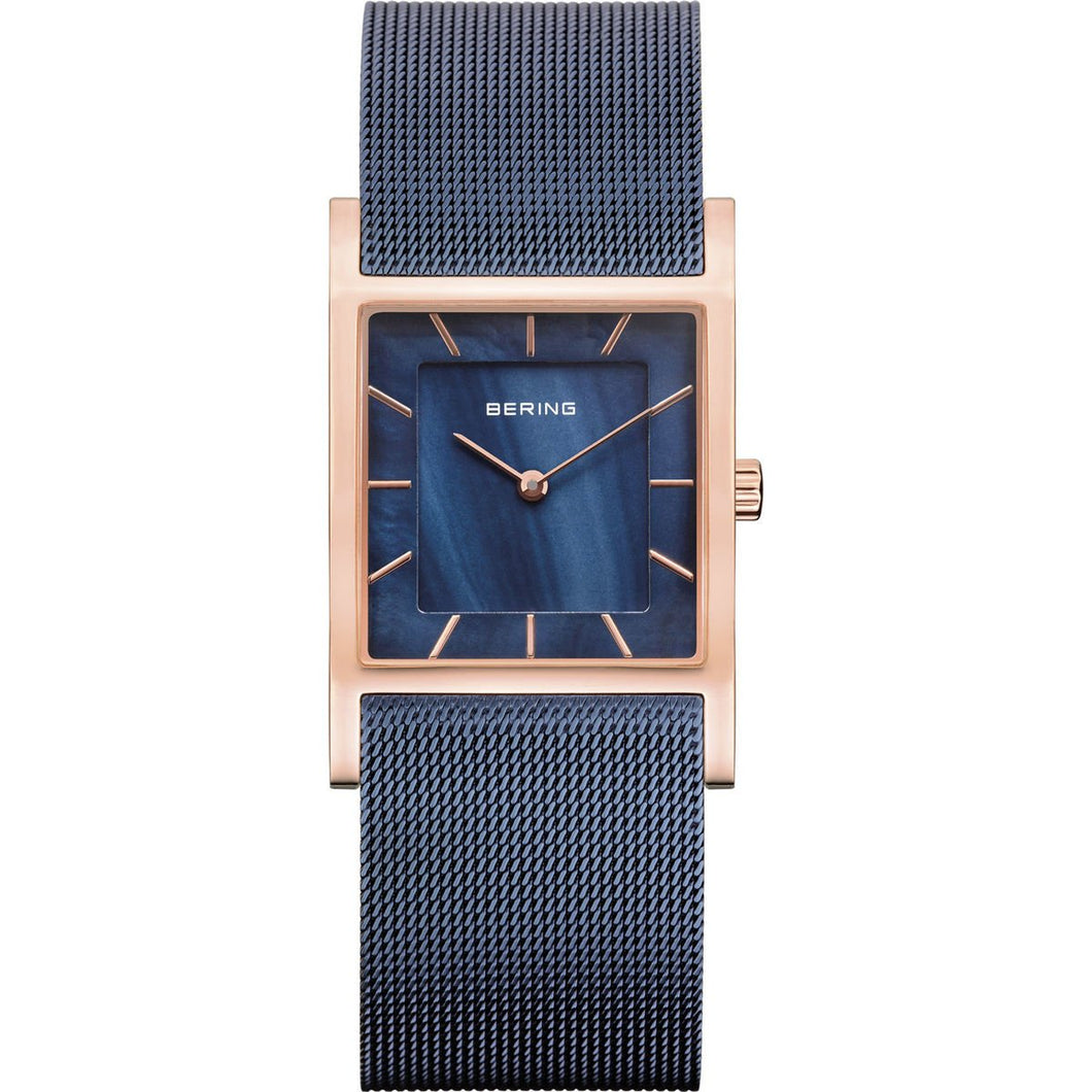 Bering Damen Uhr Armbanduhr Slim Classic - 10426-367 Meshband