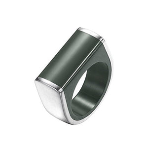Joop Damen Ring Edelstahl Silber Schwarz Pieces JPRG00028A