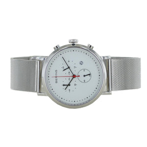 Bering Herren Uhr Armbanduhr Slim Classic Chronograph - 10540-404-m Meshband