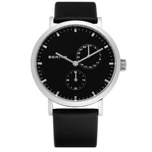Bering Herren Uhr Armbanduhr Slim Classic Chronograph - 10540-408-1 Leder