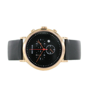 Bering Herren Uhr Armbanduhr Slim Classic Chronograph - 10540-462-1 Leder
