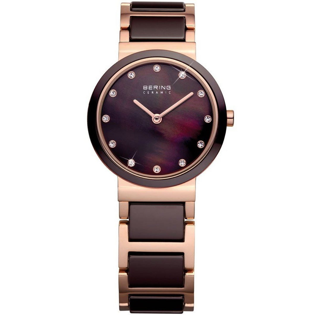 Bering Damen Uhr Armbanduhr Slim Classic - 10725-765 Edelstahl