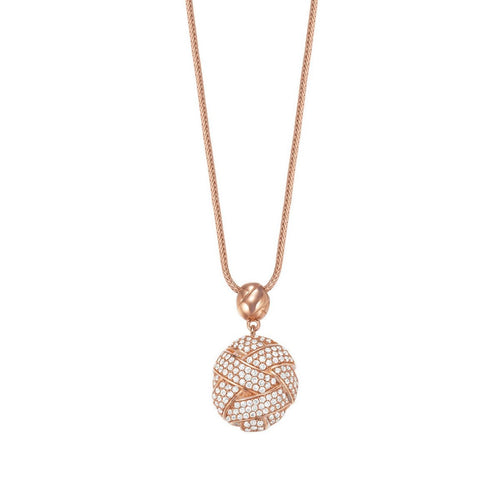 Esprit Damen Kette Edelstahl Rosé Lilaia ESNL02752C800