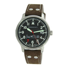 Laden Sie das Bild in den Galerie-Viewer, Aristo Herren Messerschmitt Uhr Fliegeruhr &#39;Rote 7&#39; Ref. 109-42R7