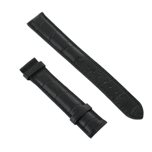 Ingersoll Ersatzband für Uhren Leder schwarz Kroko 20 mm XL
