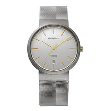 Laden Sie das Bild in den Galerie-Viewer, Bering Herren Uhr Armbanduhr Slim Classic - 11036-004 Meshband