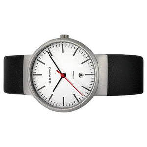 Bering Herren Uhr Armbanduhr Slim Classic - 11036-404-1 Leder