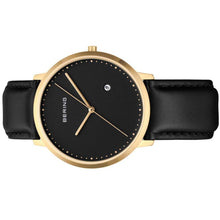Laden Sie das Bild in den Galerie-Viewer, Bering Herren Uhr Armbanduhr Slim Classic - 11139-452-1 Leder