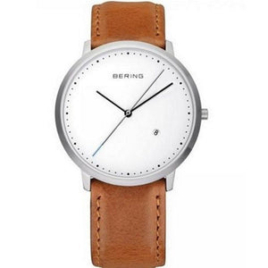 Bering Herren Uhr Armbanduhr Slim Classic - 11139-504-s-1 Leder