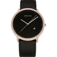 Laden Sie das Bild in den Galerie-Viewer, Bering Herren Uhr Armbanduhr Slim Classic - 11139-534 Leder