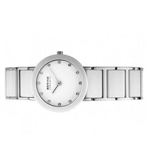 Laden Sie das Bild in den Galerie-Viewer, Bering Damen Uhr Armbanduhr Slim Ceramic - 11422-754 Edelstahl