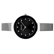 Laden Sie das Bild in den Galerie-Viewer, Bering Damen Uhr Armbanduhr Slim Ceramic - 11429-002 Meshband