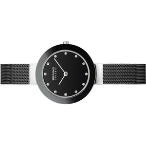 Bering Damen Uhr Armbanduhr Slim Ceramic - 11429-102 Meshband