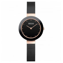 Laden Sie das Bild in den Galerie-Viewer, Bering Damen Uhr Armbanduhr Slim Ceramic - 11429-166 Meshband
