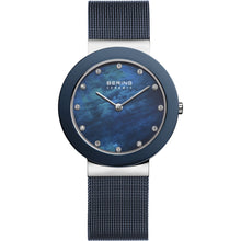 Laden Sie das Bild in den Galerie-Viewer, Bering Damen Uhr Armbanduhr Slim Ceramic - 11435-387 Meshband