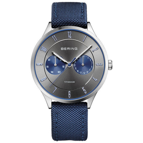 Bering Herren Uhr Armbanduhr Titan - 11539-873-1 Nylon