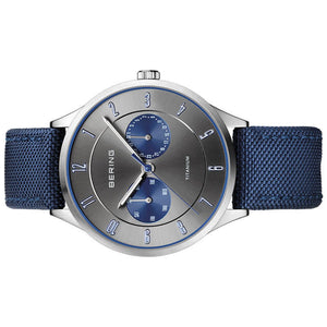Bering Herren Uhr Armbanduhr Titan - 11539-873-1 Nylon