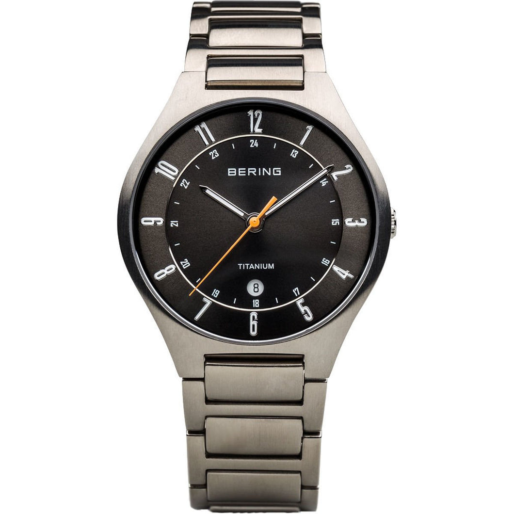 Bering Herren Uhr Armbanduhr Titan Ultra Slim - 11739-772-1Titan