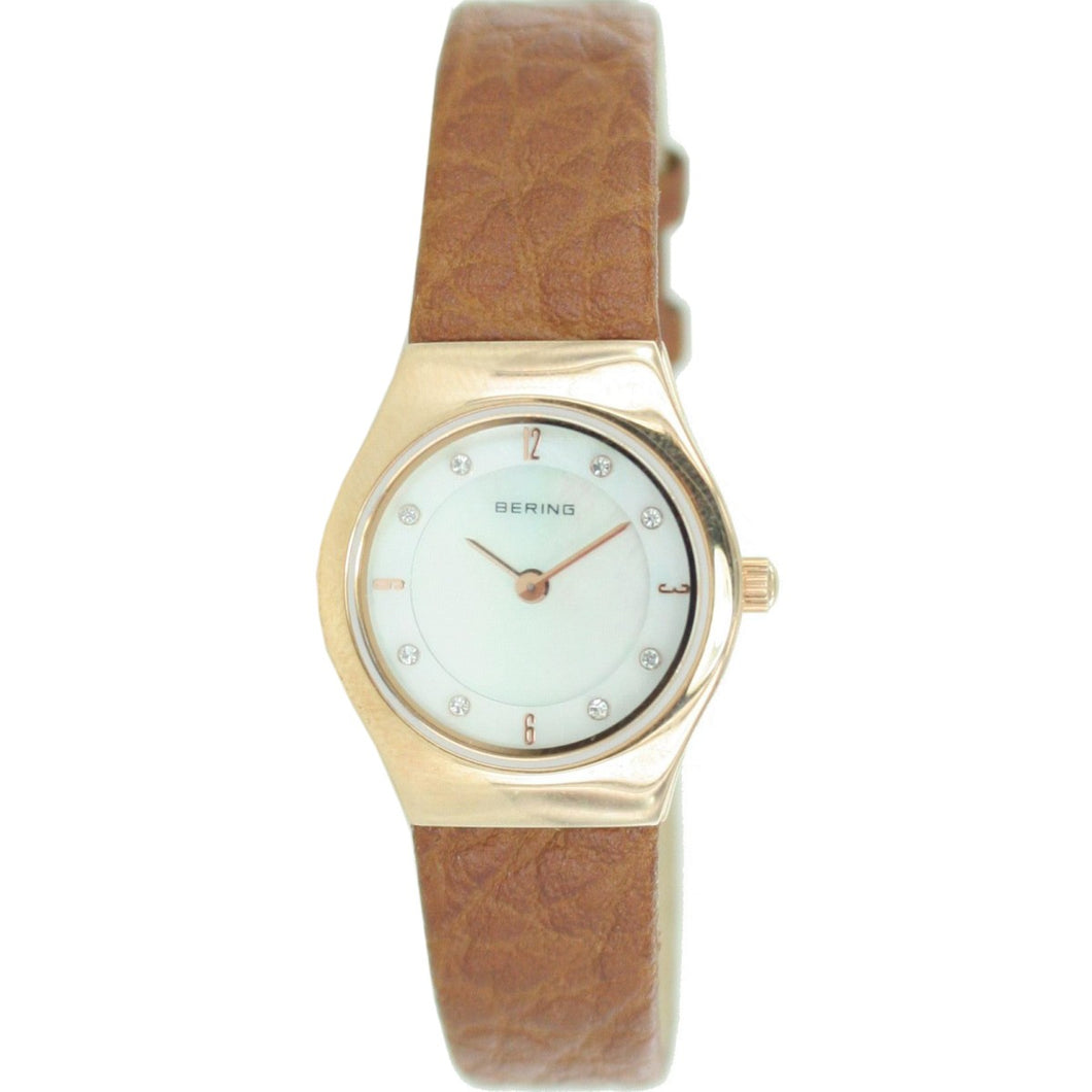 Bering Damen Uhr Armbanduhr Slim Classic - 11923-562 Leder