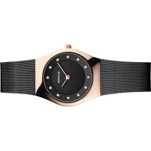 Bering Damen Uhr Armbanduhr Slim Classic - 11927-166-1 Meshband
