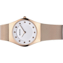 Laden Sie das Bild in den Galerie-Viewer, Bering Damen Uhr Armbanduhr Slim Classic - 11927-366-1 Meshband