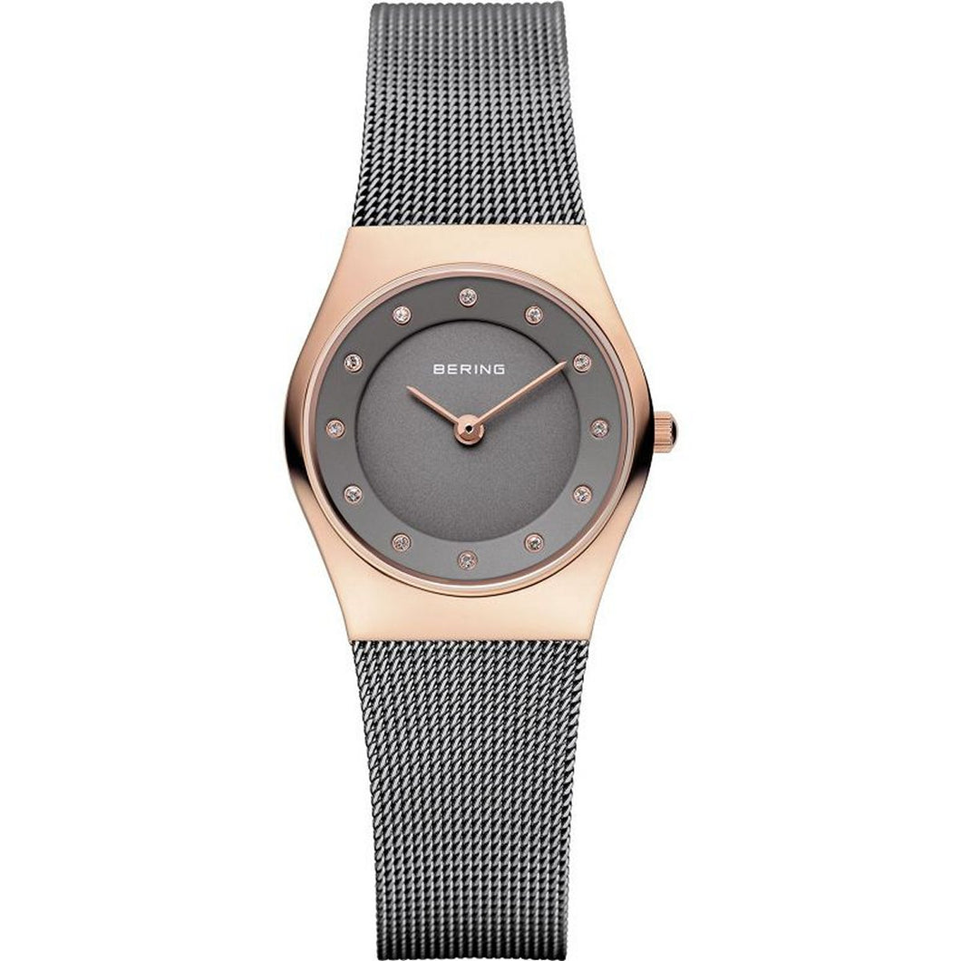 Bering Damen Uhr Armbanduhr Slim Classic - 11927-369-1 Meshband