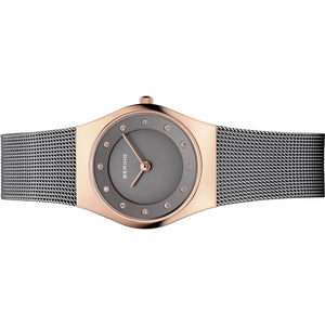 Bering Damen Uhr Armbanduhr Slim Classic - 11927-369-1 Meshband