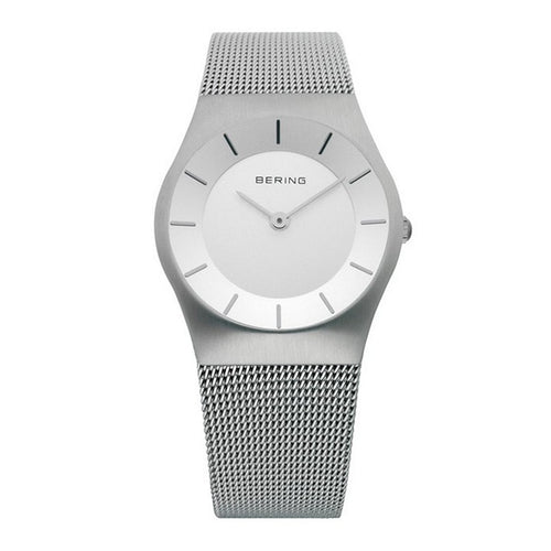 Bering Damen Uhr Armbanduhr Slim Classic - 11930-001 Meshband