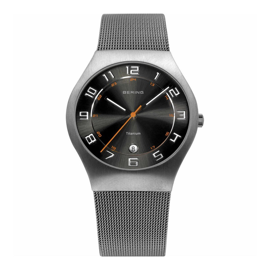Bering Herren Uhr Armbanduhr Slim Classic - 11937-007 Meshband